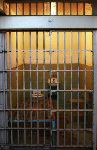 HD Wallpaper Closed Gray Metal Gate Jail Cell Alcatraz Prison