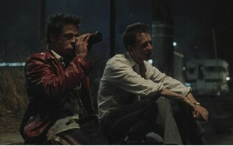Fight Club Wallpaper Brad Pitt Edward Norton
