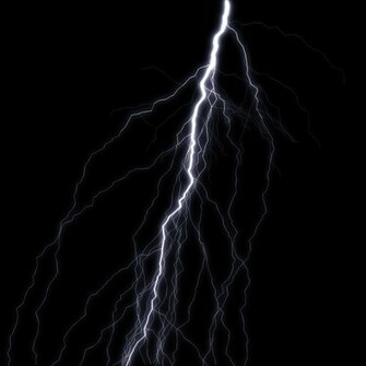 Lightning Bolt Background Blue No