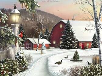 Love Fall Beautiful Colored Falling Leaves Lol Winter Thomas Kincaid