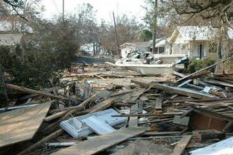 File Damage And Destruction To Houses In Biloxi Mississippi By