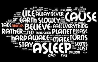 Owl City Fireflies Lyrics Art By Nightartistnic
