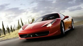 Ferrari Italia Wallpaper HD Red