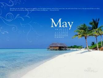 May Neh Desktop Calendar Monthly Calendars Wallpaper