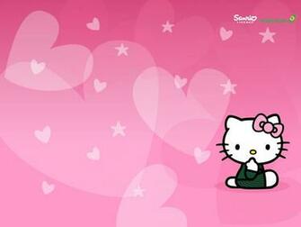 Wallpaper Hello Kitty Pink Cute