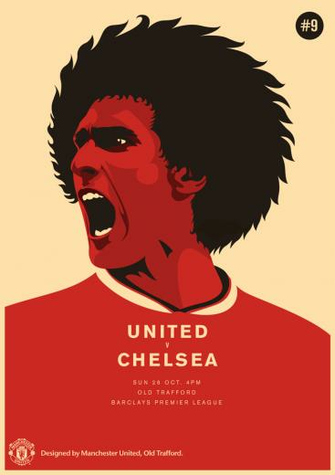 Match Poster Manchester United Vs Chelsea October