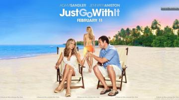 Jennifer Aniston And Adam Sandler In Just Go With It HD Wallpaper