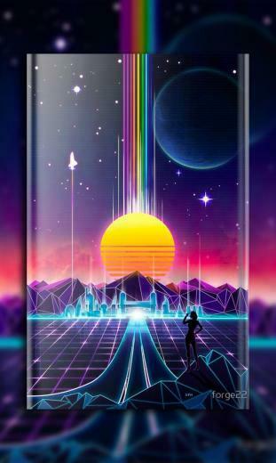 Vaporwave Wallpaper Glitch Aesthetic Datamosh For Android
