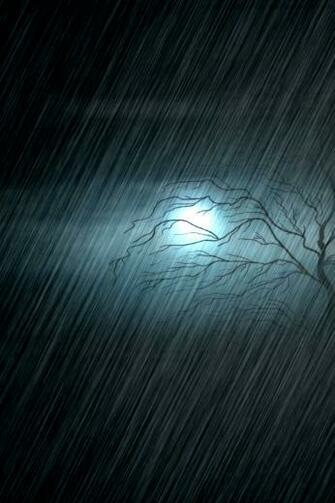 Beauty Re Rendered iPhone Rain Wallpaper Theme