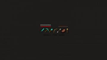 Minimalistic Ready For Work Minecraft Wallpaper By Dentvanboo On