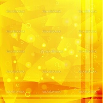 Background Birds And Leaves On Yellow Abstract