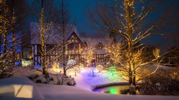 4k Christmas Wallpaper Out Door Decoration