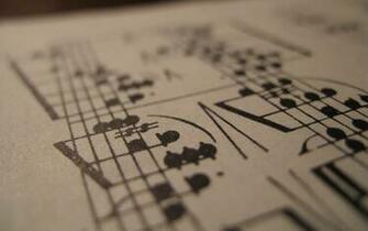 Old Music Sheet Wallpaper