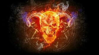 Skull Taro Prophecy Faith Fire Circle Stock Photos Image