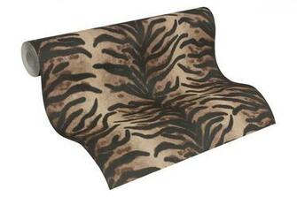 Wallpaper Tiger Fur Beige Black As Creation Decora Natur
