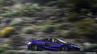Mclaren 600lt Spider Color Lantana Purple Side HD