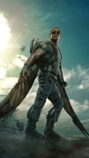 Sam Wilson Falcon Marvel Best Htc One Wallpaper