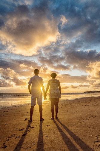 Couple At Beach Picture X Wallpaper