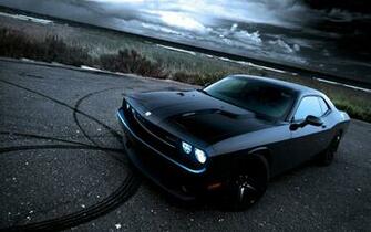 Dodge Challenger Srt Black Cars Wallpaper
