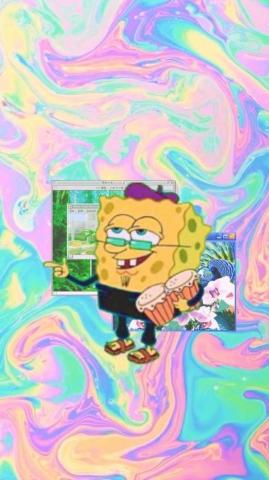 Spongebob Aesthetic Phone Wallpaper iPhone Cute
