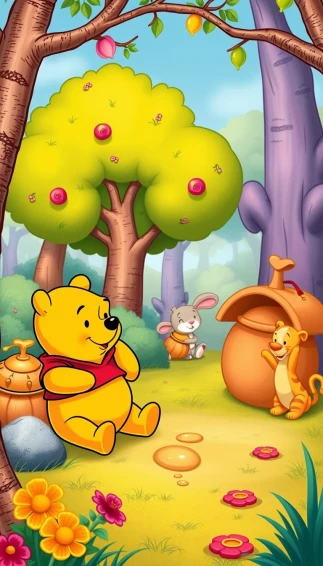 Pooh Mobile Wallpaper
