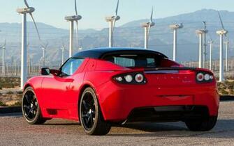 Wallpaper Tesla Roadster HD