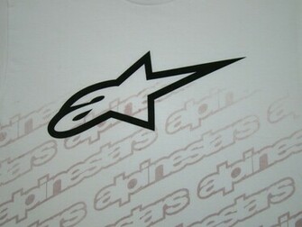 Alpinestar Background Alpinestars T Shirt White All
