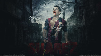 Luis Suarez Fc Barcelona By Designer Dhulfiqar Football Wallpaper