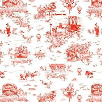 Brooklyn Toile Wallpaper Decorating Ideas