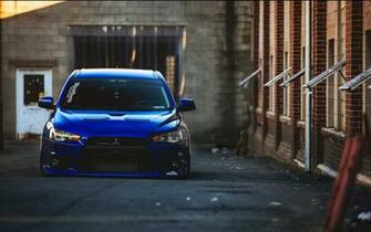Mitsubishi Evo X Slammed Wallpaper