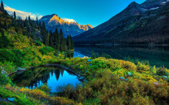 Mountain Lakes Wallpaper