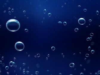 Cool Water Bubbles Blue Agua Azul Background Wallpaper