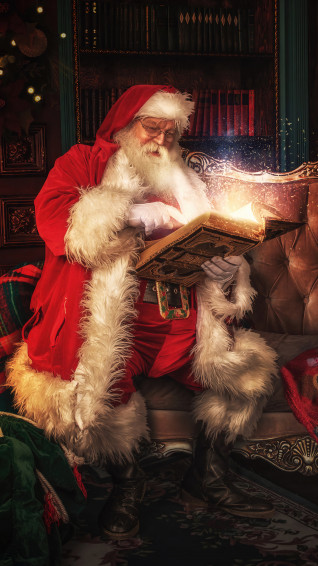 Santa Claus Christmas 4k Wallpaper iPhone HD Phone 5730h