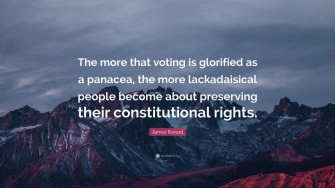 Lackadaisical Voting Quote Mountain Backdrop Tk0vg4nx37s4e0b3 Wallpaper