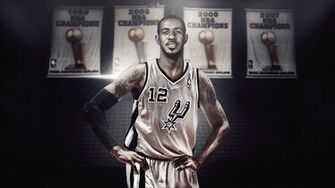 Lamarcus Aldridge Spurs Banners Wallpaper Basketball At