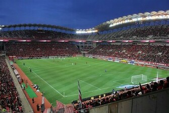 Football Stadium Crowd Background Field Venue Soccer