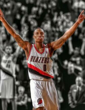 Damian Lillard Dunk On Nene Adidas Rose