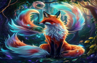 Nine Tails HD Wallpaper