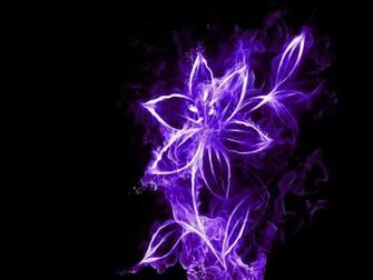 Neon Background Flower Wallpaper The
