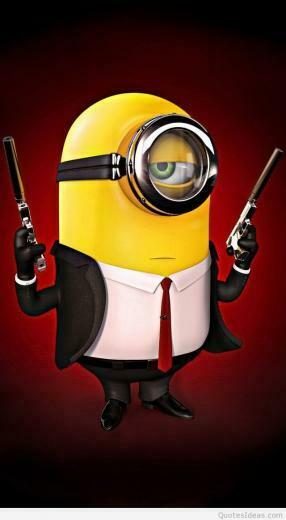 Funny Mobile iPhone Minions Wallpaper Background