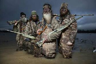 From Left Uncle Si Jase Phil And Duck Commander Employee Justin
