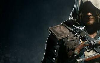 Assassins Creed Wallpaper Flag Black With