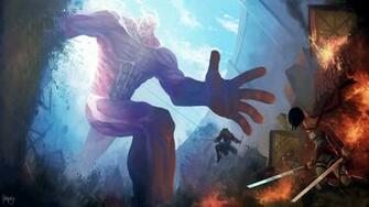 Anime Attack On Titans Fight HD Wallpaper Search More High