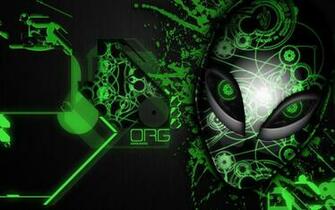 Green Alienware Wallpaper