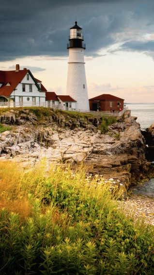 Wallpaper Portland Head Light 4k HD Cape Elizabeth