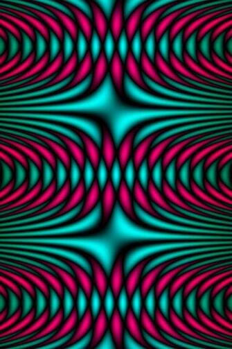 Teal Hot Pink Design Phone Wallpaper Art