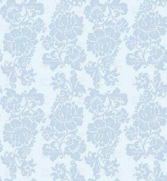 Floral Blue Seamless Victorian Wallpaper Background Textures