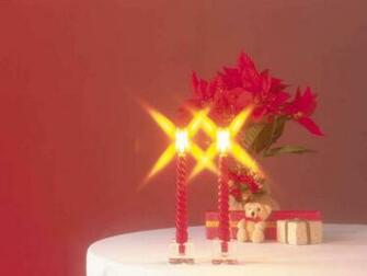 Romantic Canldle Lights Christmas Candles Wallpaper