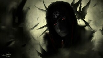 Itachi Uchiha Sharingan Eyes Anime Picture HD Wallpaper 0a