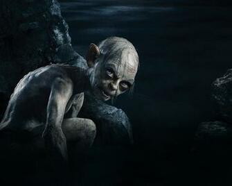 Fantasy Gollum Digtal Art Film The Hobbit Dark Hills
